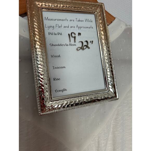 Gimmicks by BKE Lace Henley Top Small Cream Long Sleeve Boho Peasant Style - Picture 9 of 10